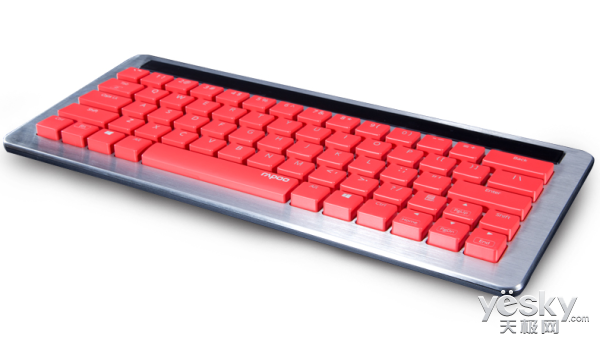 雷柏KX双模式背光机械键盘开元棋牌app五彩闪耀金属风(图2)