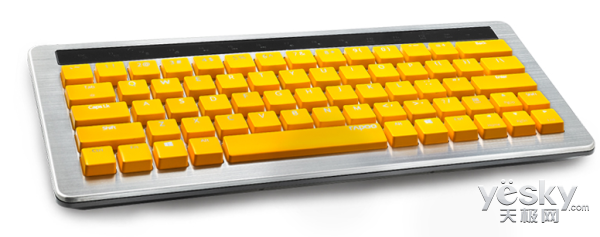 雷柏KX双模式背光机械键盘开元棋牌app五彩闪耀金属风(图5)